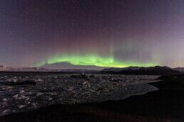 jokulsarlon aurora borealis