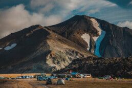 Landmannalaugar Campsite Iceland