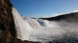 Faxi is a waterfall in Iceland