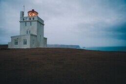 The lighthouse at Dyrhólaey.