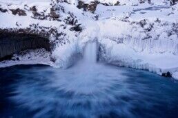 Aldeyjarfoss waterfall in Iceland