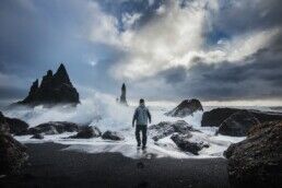 Man on the beach