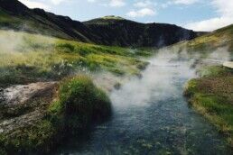 Hot Springs in Iceland