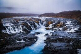 bruarfoss waterfall