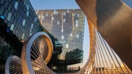 Harpa concert hall in Reykjavik