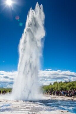 Geyser geothermal area