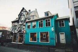 a fancy house in Iceland