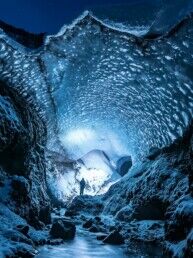 Ice cave in Iceland