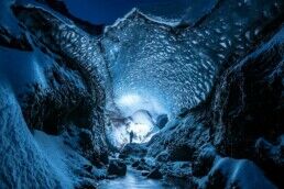 Ice cave in Iceland