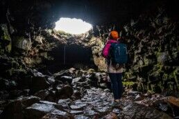 lava caving in iceland