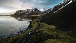 scenic route near Snaefellsnes