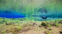 scuba diving in Silfra iceland