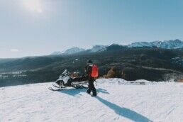 snowmobile tour in Iceland