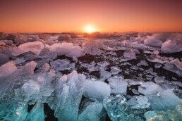 sunny iceland during March