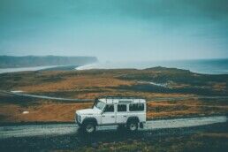 driving in the ring road Iceland