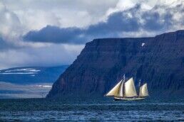 sailing in Westfjords