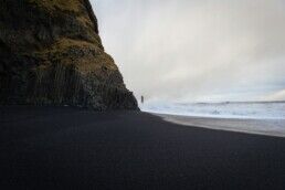 basalt salt rock in iceland