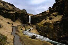 Kvernufoss waterfall