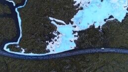 Blue Lagoon in Iceland above